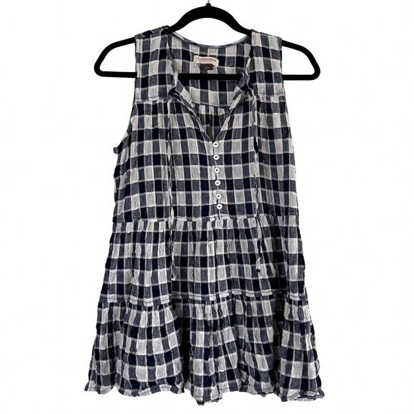 Anthropologie Pilcro Neve Tiered Blouse XS White Cotton Romantic Cottagecore - Picture 3 of 9